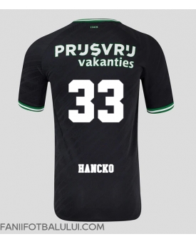 Feyenoord David Hancko #33 Tricou Fotbal Replică 2024-25 Barbati Deplasare